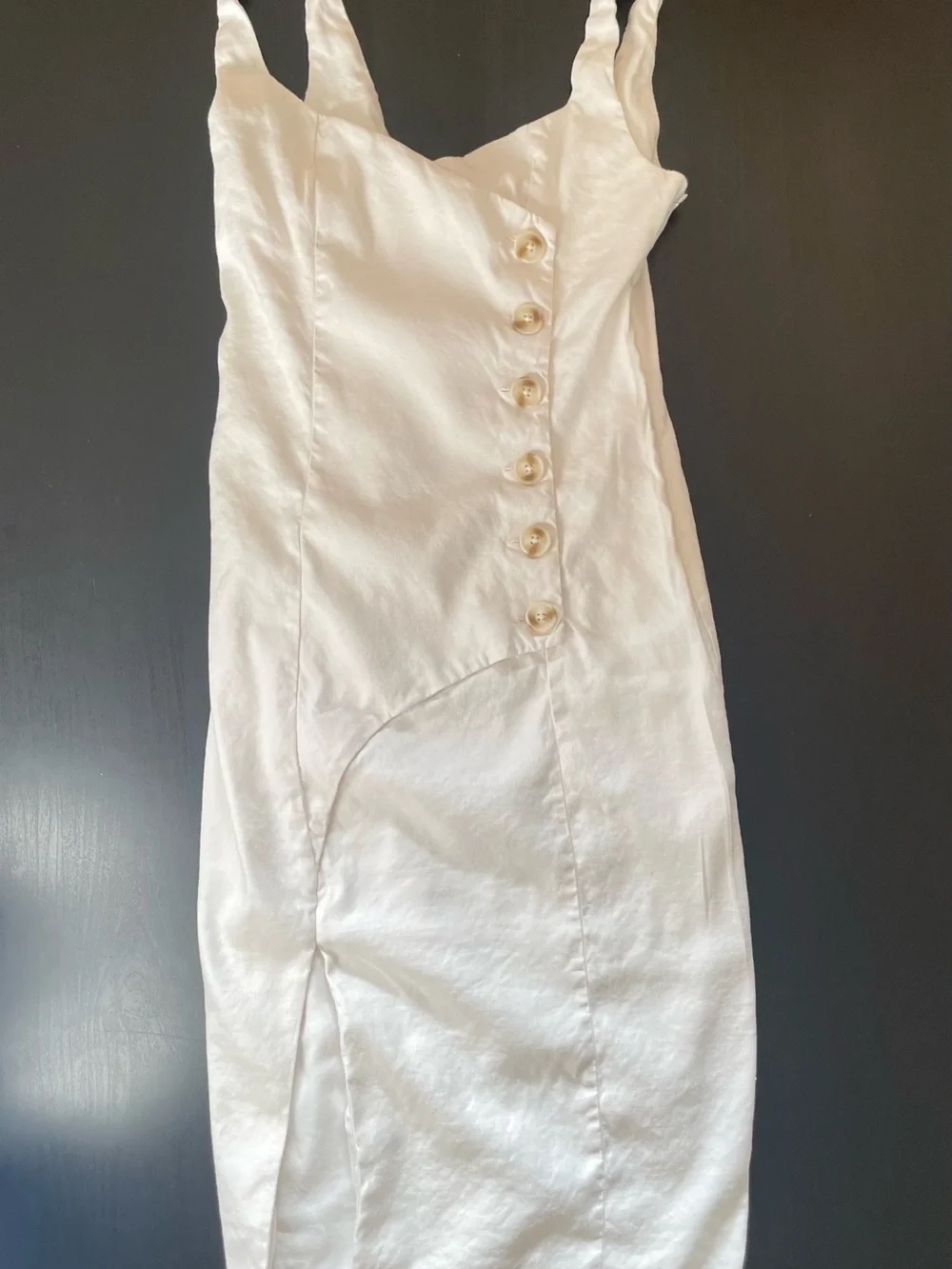 Anthropology Ivory Midi Dress (XS) - Picture 3 of 14